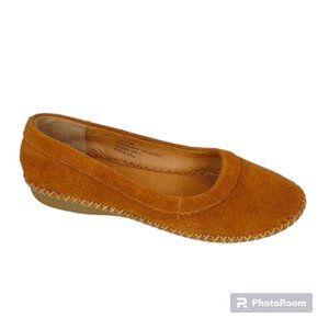 Walk with Me By Coldwater Creek Kachina 2 Brown Suede Slip On Moccasin Flats